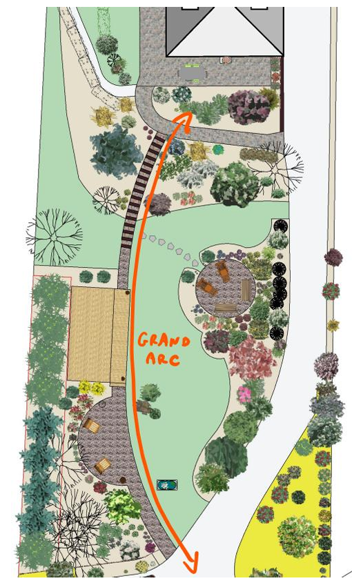 Le chalet apaisant à St-Rémy-l'Honoré - Conception et réalisation-grand arc de l'allée