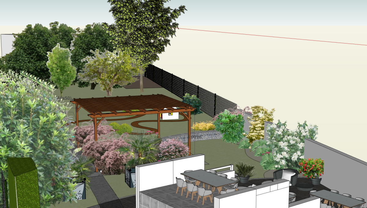 un-lieu-de-vie-exterieur-Yvelines-Conception-Realisation-vue-3D-pergola