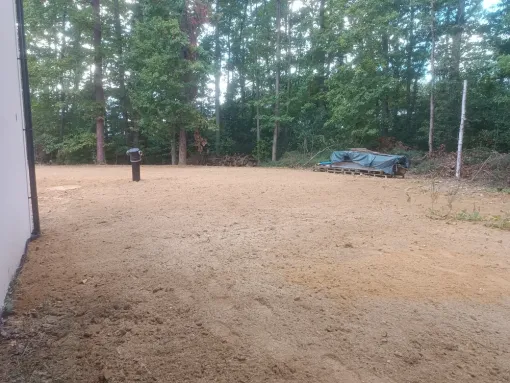 Nivellement de terrain et création de jardin à Poigny-la-Forêt, Rambouillet, Vert et Beau