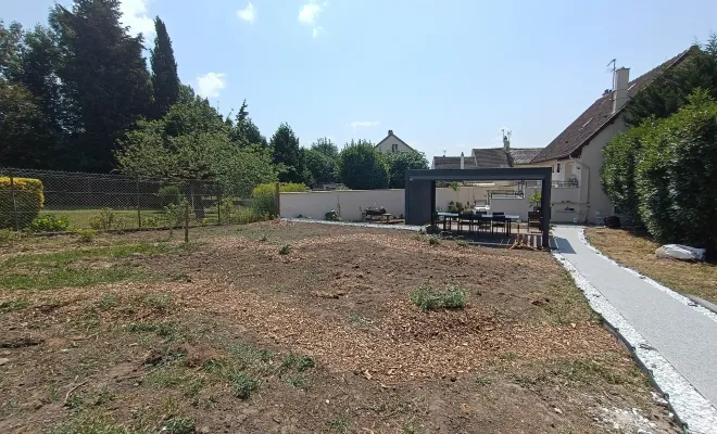 Réception de chantier pour une terrasse en degrés à Rambouillet, Rambouillet, Vert et Beau