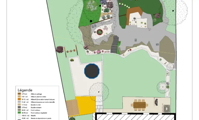 architecte-paysagiste-pour-particuliers-plan masse projet