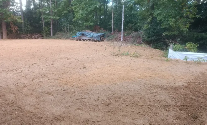 Nivellement de terrain et création de jardin à Poigny-la-Forêt, Rambouillet, Vert et Beau
