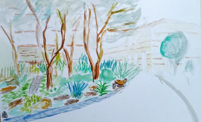 Album d'inspiration - Vert & Beau - architecte paysagiste - aquarelle serres d'Auteuil
