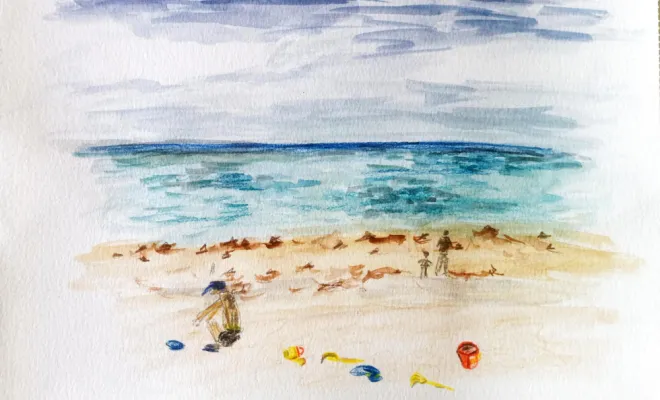 Album d'inspiration - Vert & Beau - architecte paysagiste - aquarelle à la mer