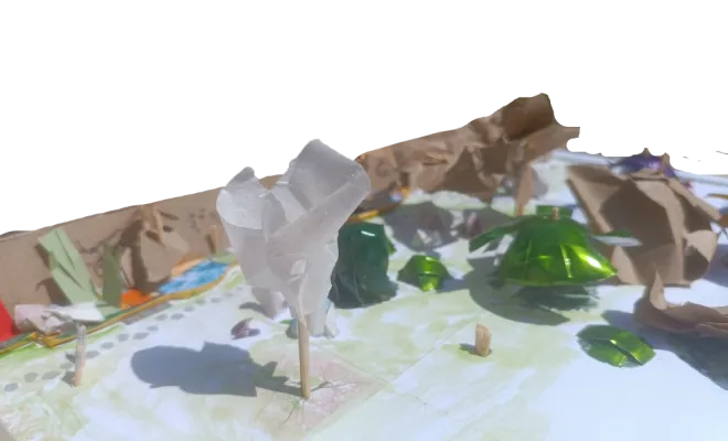 L'allée merveilleuse à Coulombs (28) - Conception - maquette vue 3