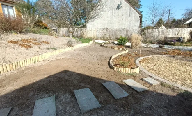 Le chalet apaisant à St-Rémy-l'Honoré - Conception et réalisation- pas japonais