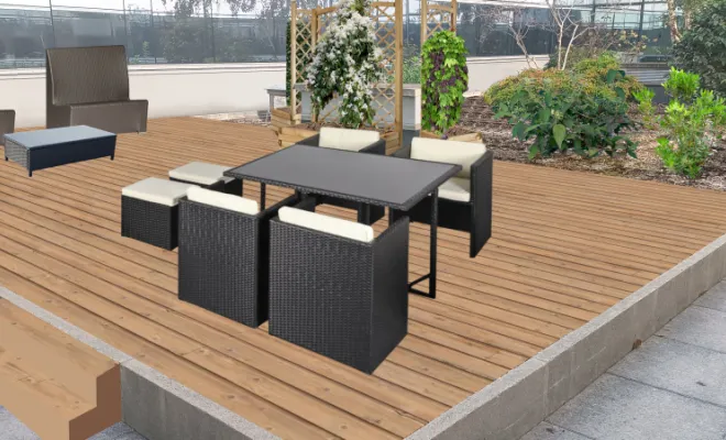 Terrasse de pause - conception - Guyancourt - Vert et Beau - proposition 3