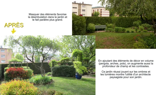  jardin de ville secret -Yvelines - Vert et Beau - vue avant- après 2